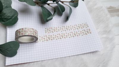 Washi Tape rosa Tulpen